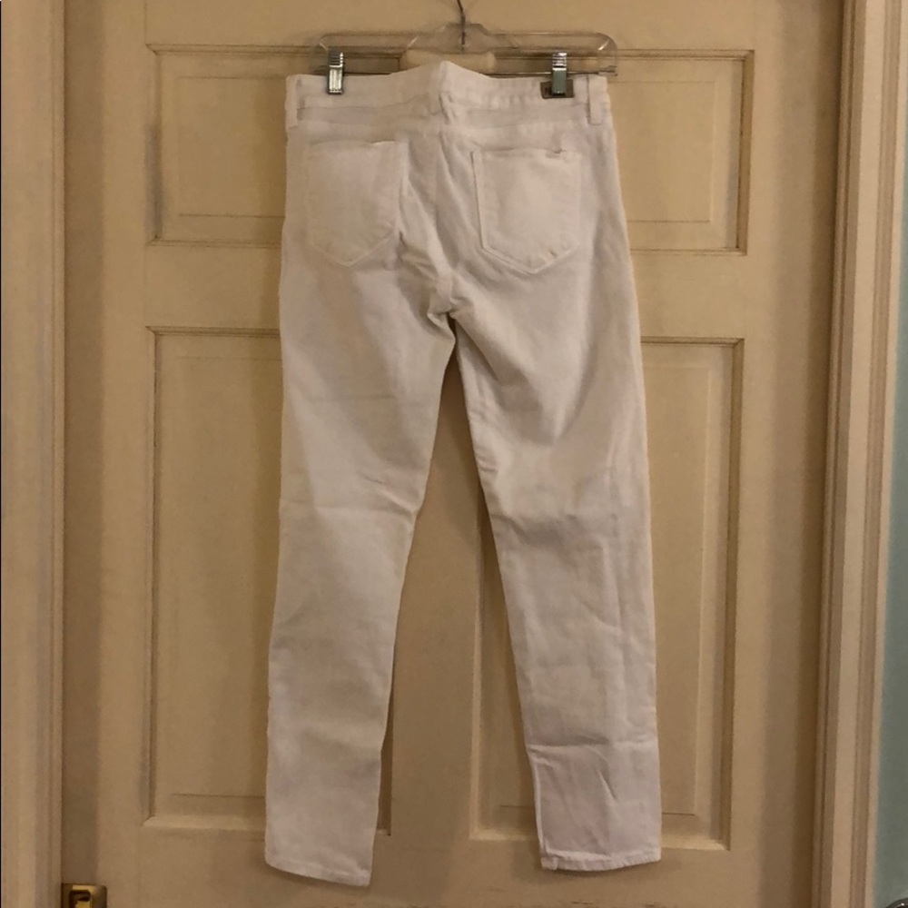 White skinny paige jeans